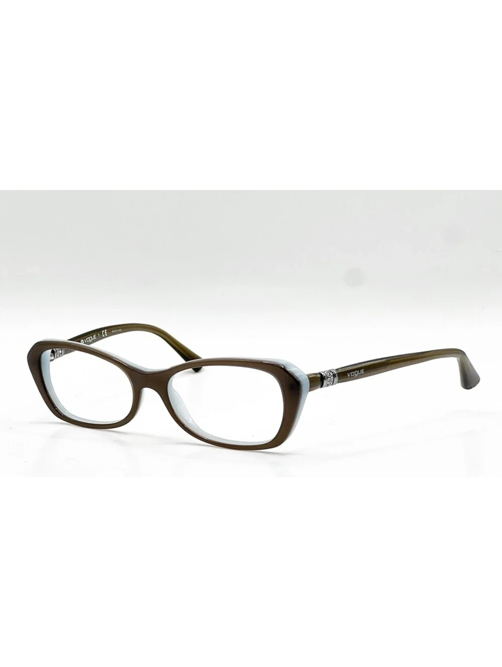 Vogue VO 2960-B 2322 Mud Green/Opal Azure Authentic Eyeglass Frames 52-16
